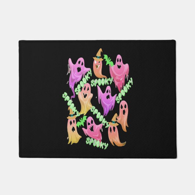 Tapete Spooky Halloween Fantasmas Spooky Halloween kawaii (Frente)