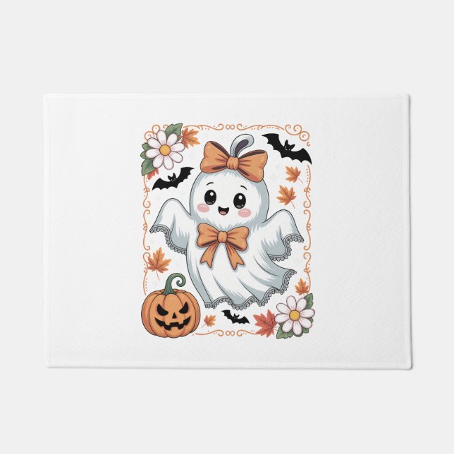Tapete Spooky Lace Ghost Halloween (Frente)