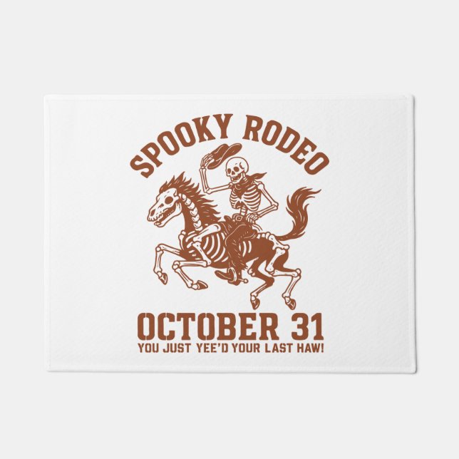 Tapete Spooky Rodeo Halloween 31 de outubro (Frente)