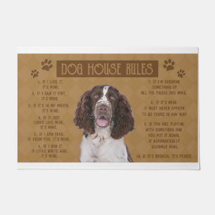 Tapete Springer Spaniel Dog House Regulamentação, Se Queb