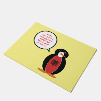Tapete Sra. Penguin Personalizada Albânia
