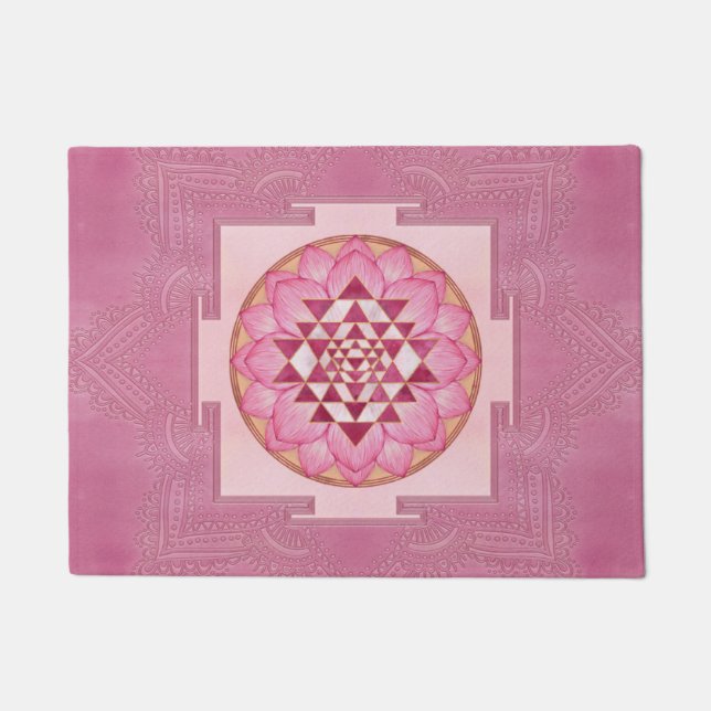 Tapete Sri Yantra  / Sri Chakra in lotus (Frente)
