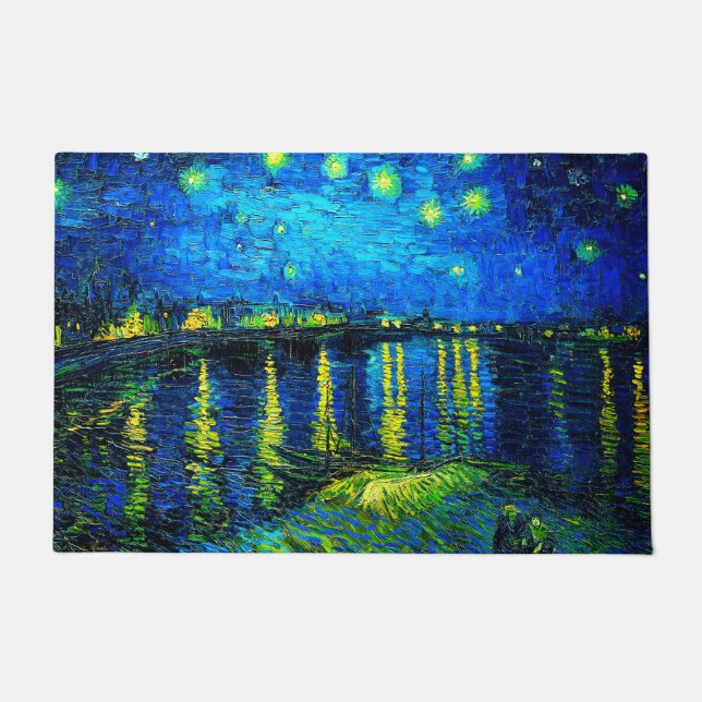 Tapete Starry Night Over the Rhone por Vincent Van Gogh (Frente)