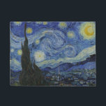 Tapete "Starry Night" por Van Gogh<br><div class="desc">Este design apresenta uma reprodução inalterada e sem edição,  de alta resolução,  da famosa pintura "Noite Estrelada" de Van Gogh.</div>