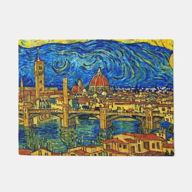 Tapete Starry Starry Night Florence Itália (Frente)