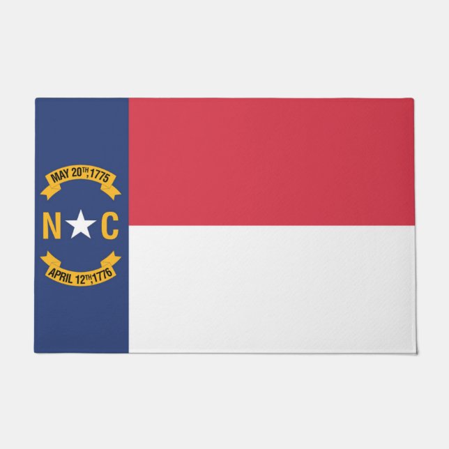 Tapete State Flag of North Carolina, EUA (Frente)