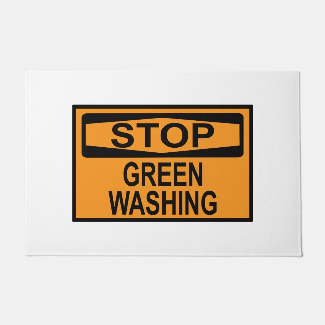 Tapete Stop Greenwashing Sign (Frente)