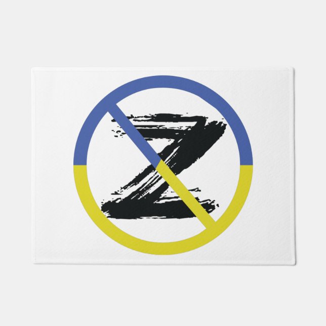 Tapete Stop war in Ukraine Throw Pillow (Frente)