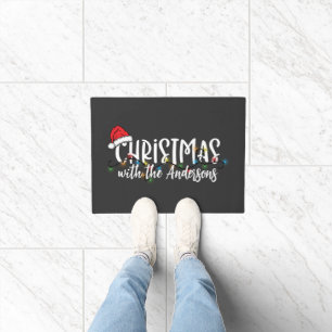 Tapete String Lights Santa Hat Natal