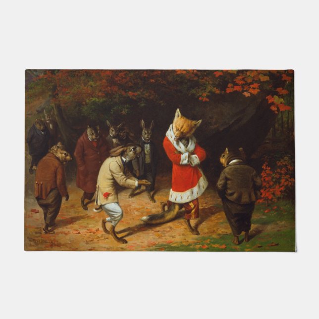 Tapete Sua Majestade Recebe (por William Holbrook Beard) (Frente)