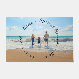 Tapete Sua porta de fotos com texto personalizado