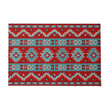 Sudoeste Mesas Turquoise & Red