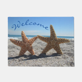 Tapete Sugar Starfish na praia - Bem-vinda à porta
