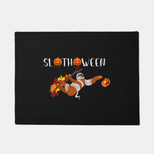 Tapete Sumo de Halloween com preguiça-branca