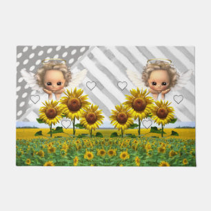 Tapete Sunflower Angels Door Mat
