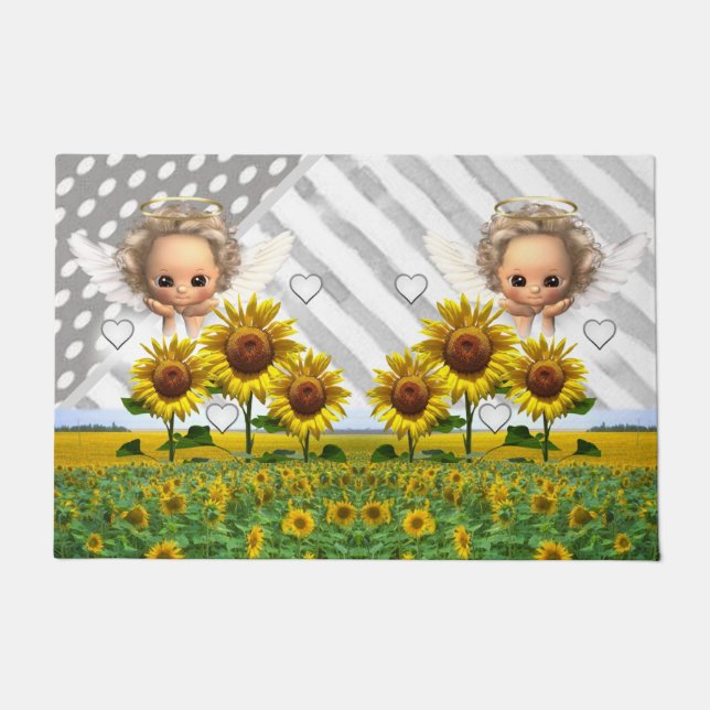 Tapete Sunflower Angels Door Mat (Frente)