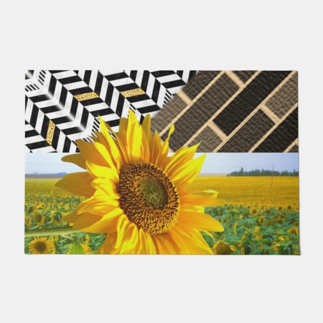 Tapete Sunflower Brown Brick Door Mat (Frente)