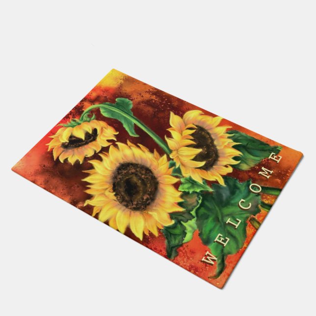 Tapete Sunflower Doormat (Inclinado)
