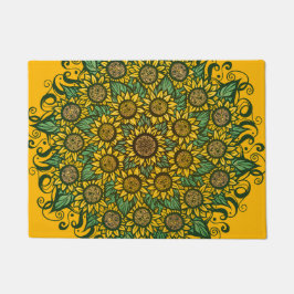 Tapete Sunflower Mandala Nature Lover Girassóis Floral