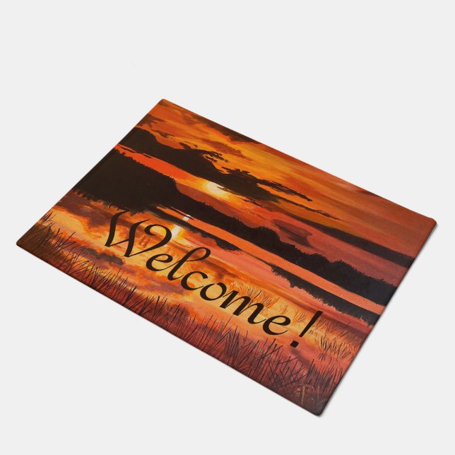 Tapete Sunset no Everglades, por Gary Poling (Inclinado)