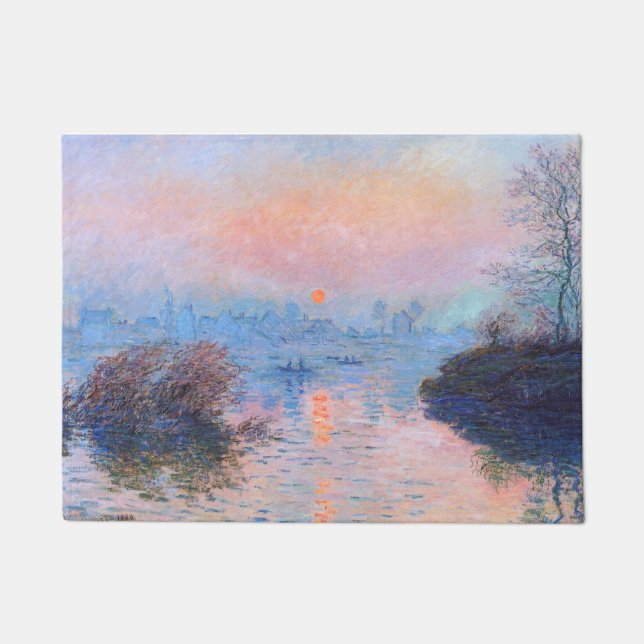 Tapete Sunset sobre o Seine Claude Monet (Frente)