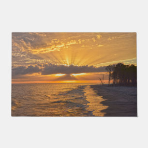 Tapete Sunset Sunbeams na Ilha Dauphin, Alabama