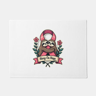Tapete Suporte de Preguiça com Laço Rosa Arte Vintage de