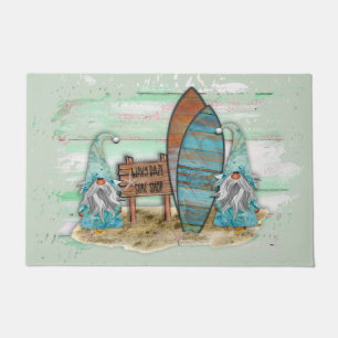 Tapete Surfing tropical Watercolor Beach Gnomos