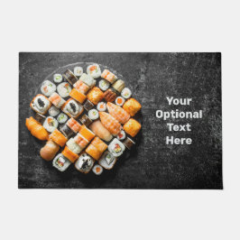 Tapete Sushi Púltimo de Texto Personalizado