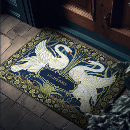 Tapete Swans Rush e Iris Art Deco Vintage