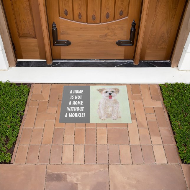 Tapete Sweet Morkie Doormat (Ar livre)