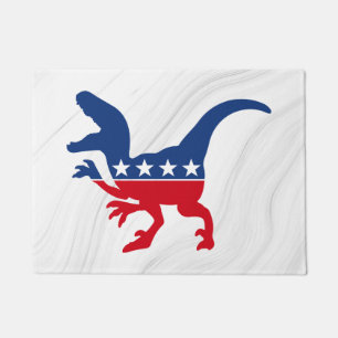 Tapete T-Rex Patriótico Anti-Política