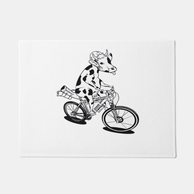 Tapete T-Shirt Clássico de Bicicleta de Vaca (Frente)