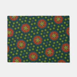 Tapete Tamanho Personalizado, Pontos Vermelhos e Verdes, 