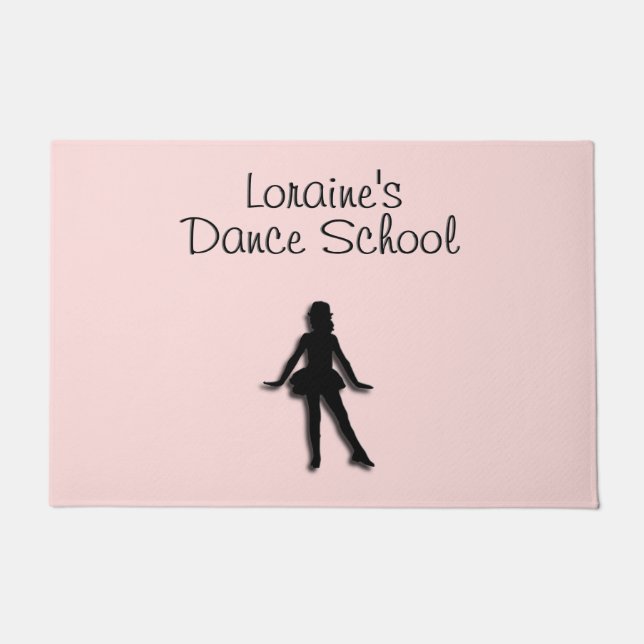 Tapete Tap Dancer Rosa Personalizado (Frente)