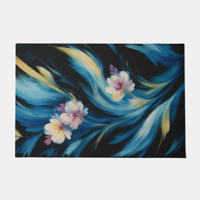 Tapete TapeteFlores Abstratas Colorido design  (Frente)