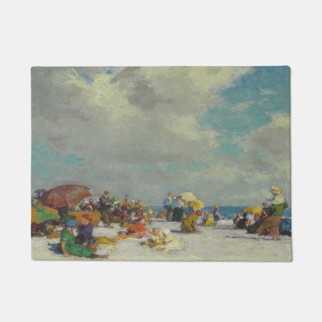 Tapete Tarde de Verão na praia (por E.H. Potthast) (Frente)