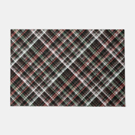 Tapete Tartan de Natal texturizado.