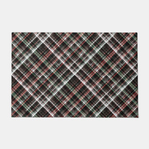Tapete Tartan de Natal texturizado.