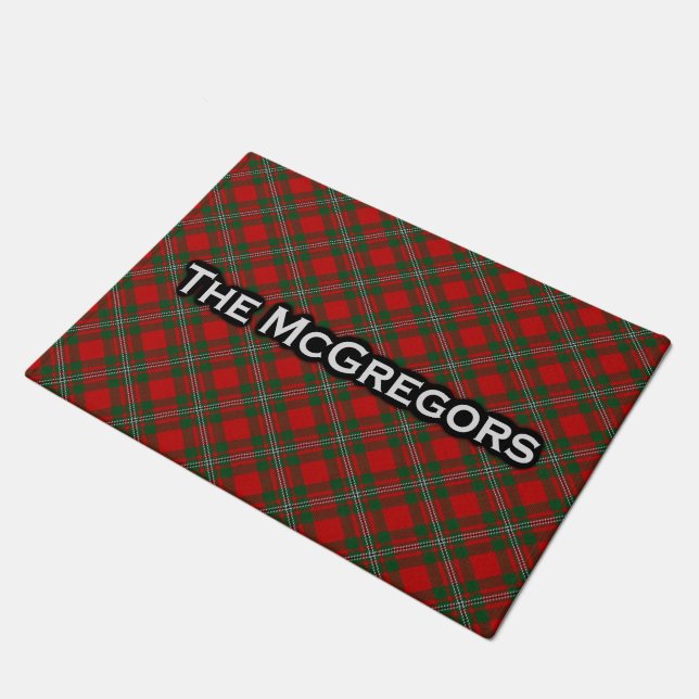 Tapete Tartan escocês de McGregor MacGregor do clã (Inclinado)