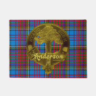 Tapete Tartan & motivo do clã de Anderson