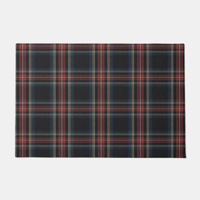 Tapete Tartan Preto - Matriz de 24" x 36" (Frente)