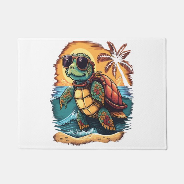 Tapete Tartaruga do Mar Havaí Tartarugas do Havaí Praia T (Frente)