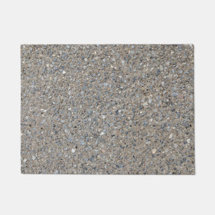 Tapete Taupe Concrete Cement Blue Aggregate Sidewalk