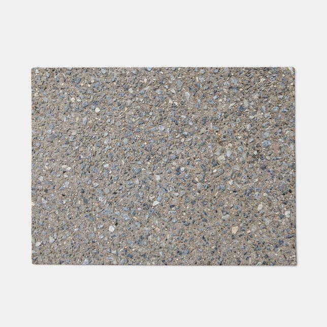 Tapete Taupe Concrete Cement Blue Aggregate Sidewalk (Frente)