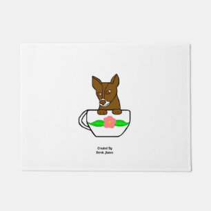 Tapete Teacup Chihuahua Door Mat