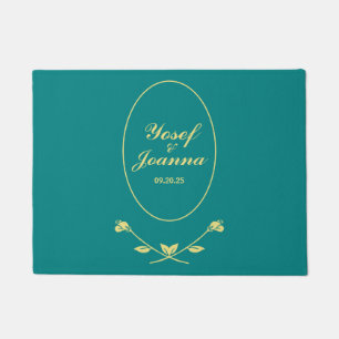 Tapete Teal Rosa Wedding