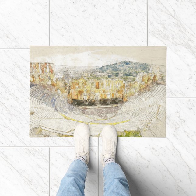 Tapete Teatro antigo de Atenas, Grécia (Interior)