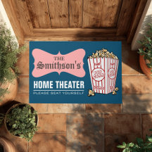 Teatro em Casa Personalizado com Nome da Família