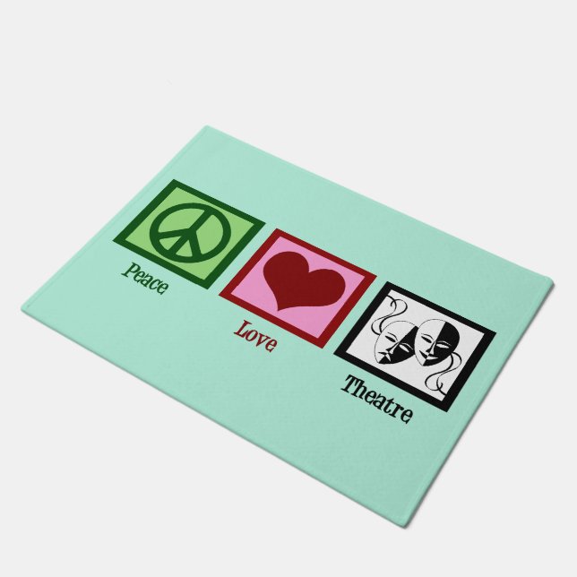 Tapete Teatro Peace Love (Inclinado)